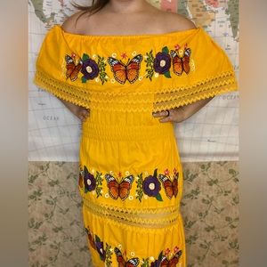 Mexican Butterfly Dress